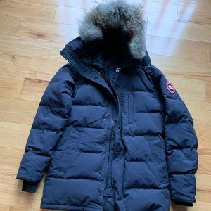 Navy Men's Canada Goose Parka (Size: M)